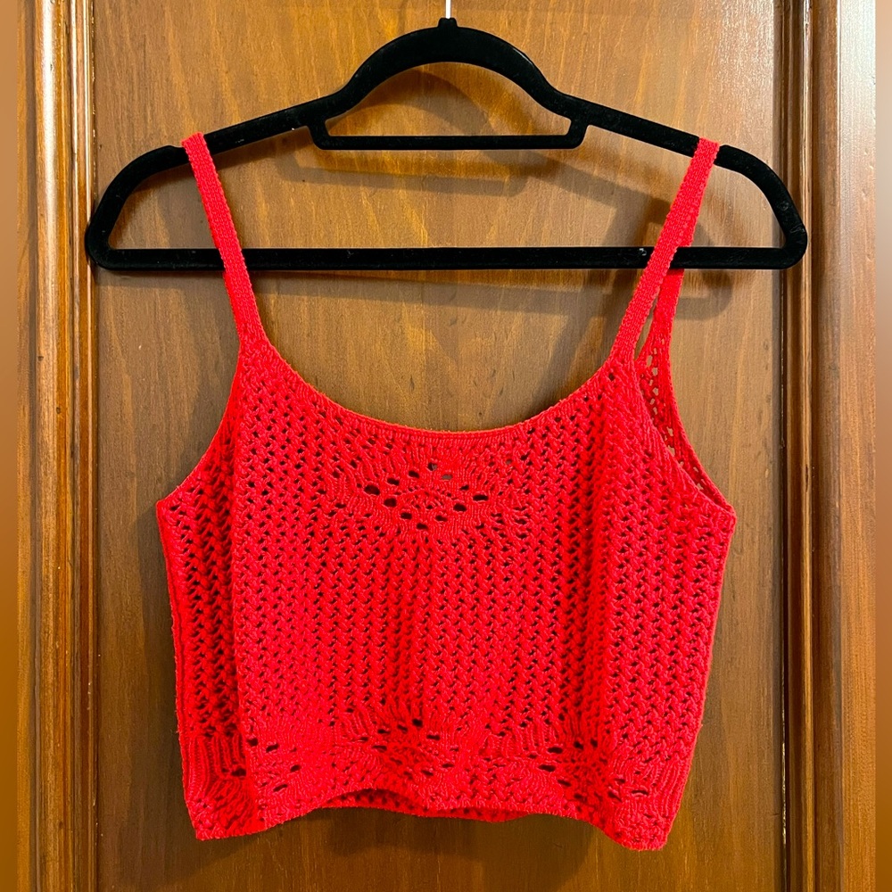 Knit crop top